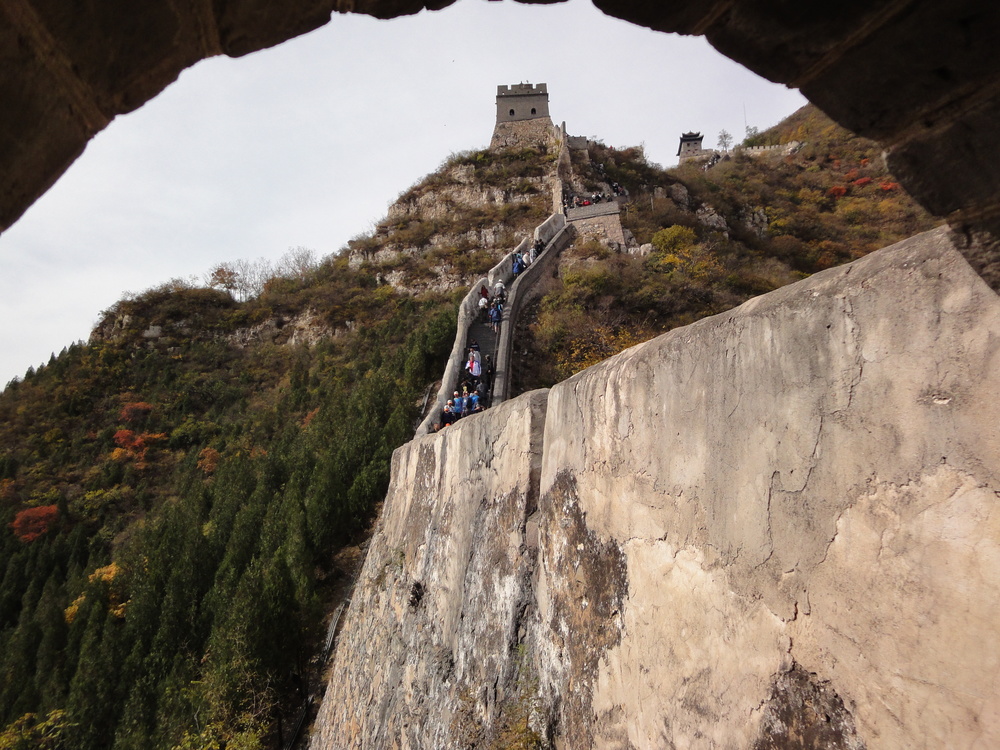 The journey ahead at The Great Wall of China in Beijing, China.