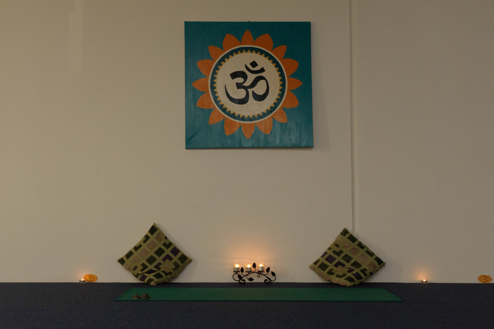 Embracing 'om', the sound of the universe. Photo credit: Erlinda Yoga Centre