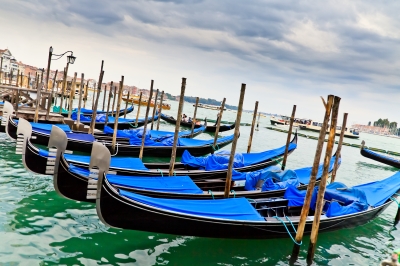 Gondolas in Venice. Image courtesy of graur codrin at FreeDigitalPhotos.net