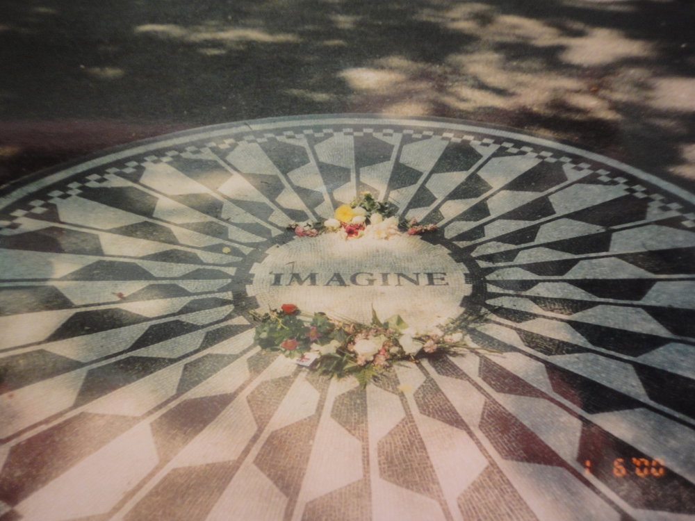 John Lennon was right with one word. Taken in Strawberry Fields in Central Park, New York.