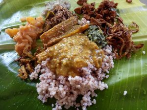 Sri Lanka vegan rice and curry