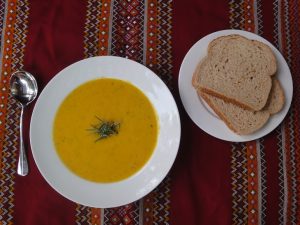 Stay Indoors and Cook Citrus Pumpkin and Zucchini Soup this Winter